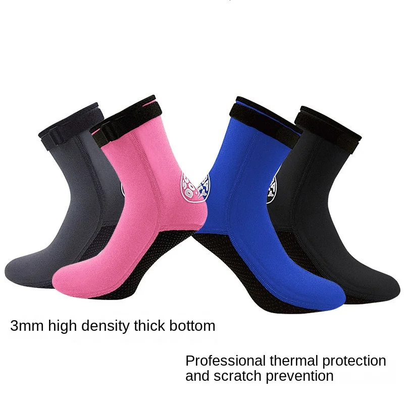 3mm 2mm Neoprene Diving Socks Kayak Beach Water Pool Fin Sock Anti Slip Spearfishing Fin Quick Dry for Women Men Sailing