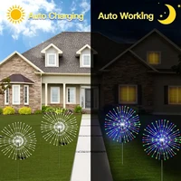 Outdoor Waterproof Solar Garden Light Solar Firework Light LED Fairy Lights  420/300/200/60 LED For Yard Walkway Garden Lawn 2