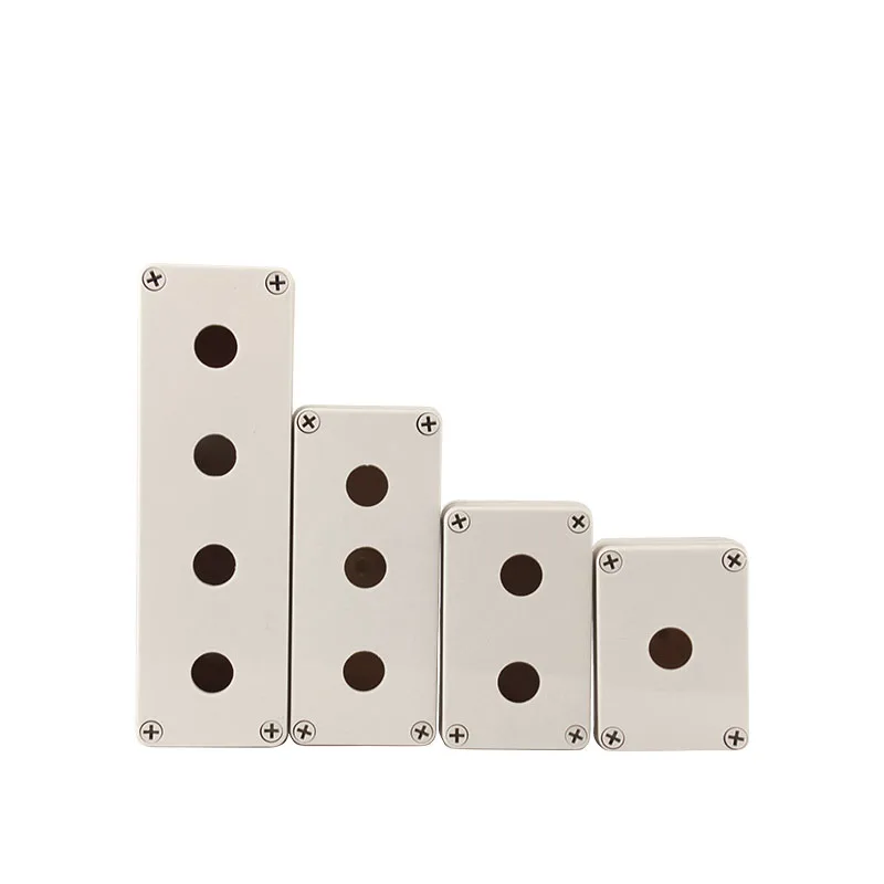 Emergency Stop Push Button Switch Box Multi-hole Waterproof button box switch control box Protective Cover IP67