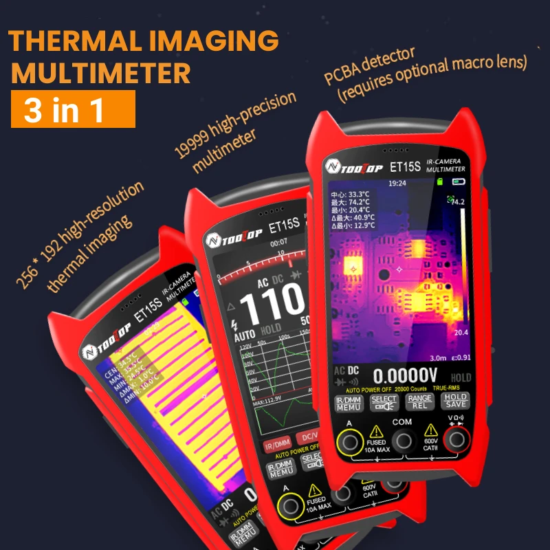 TOOLTOP ET15S Professional Thermal Imager 256x192 IR Sensor - Image 2