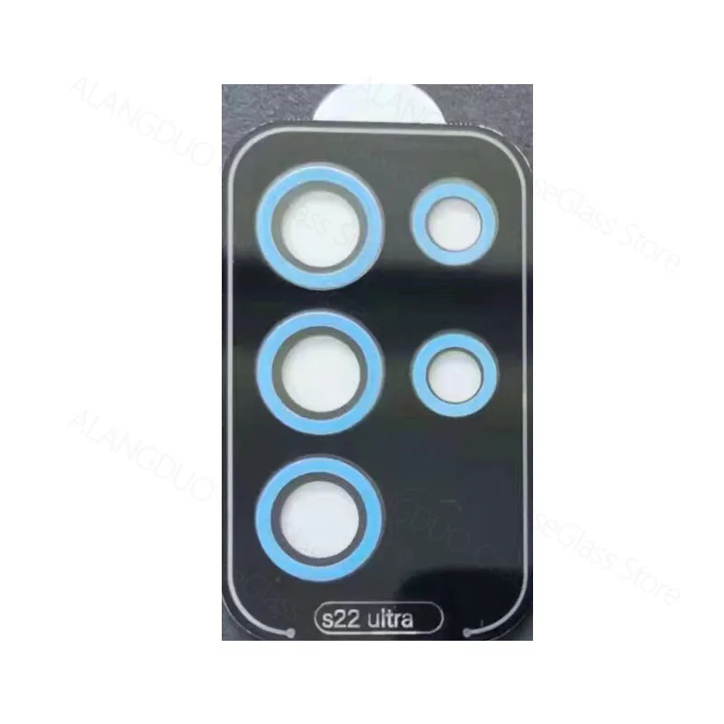 Per Samsung Galaxy S22 Ultra Luminoso Camera Lens Protector Lega di Alluminio Metallo Temperato Pellicola Obiettivo di Vetro s22ultra acces_voghion.com