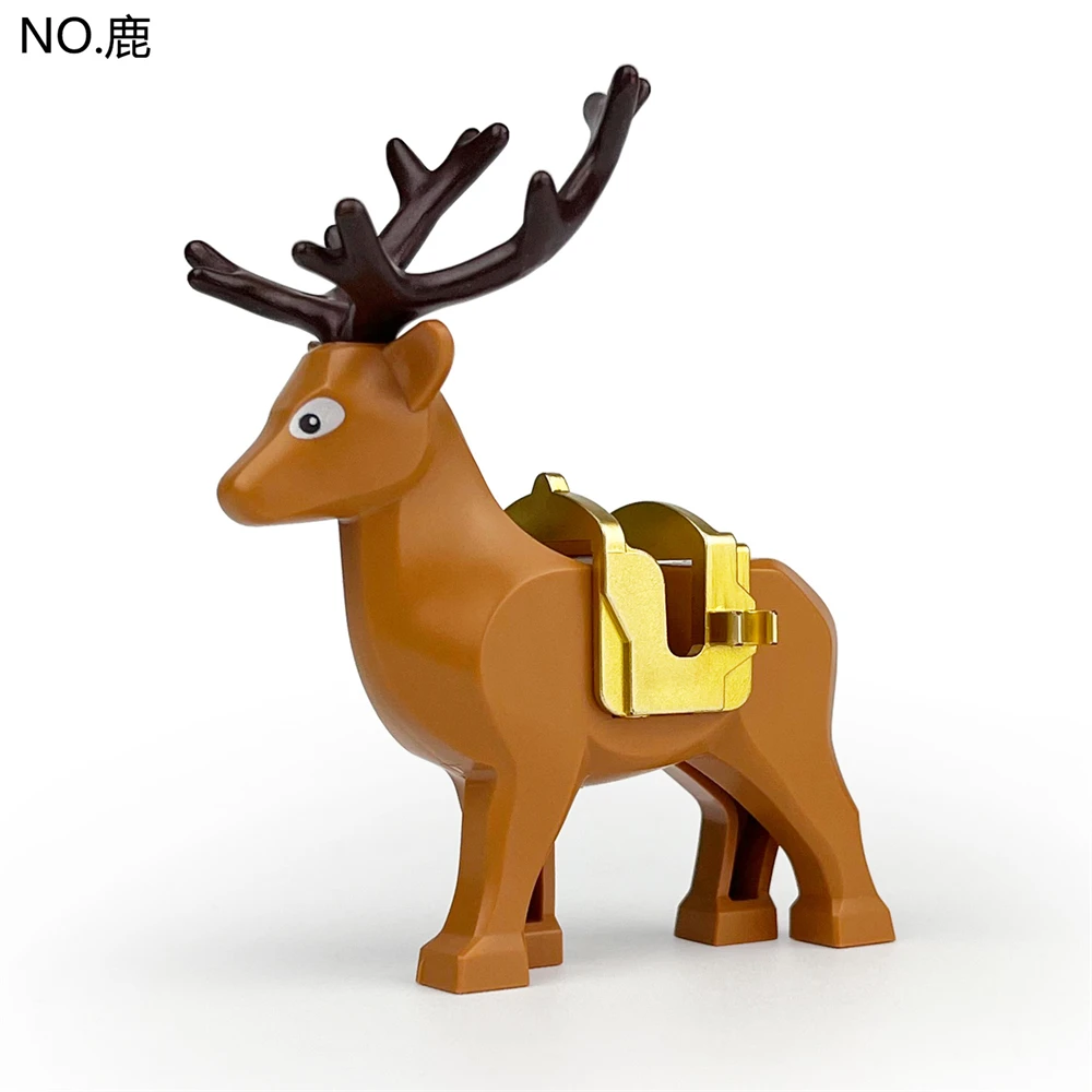 Mittelalter Ritter Kaiserkrieg Elefant Tier Bausteine Spielzeug Desktop Ornamente Ziegel Kinder Geschenk – Detail 21