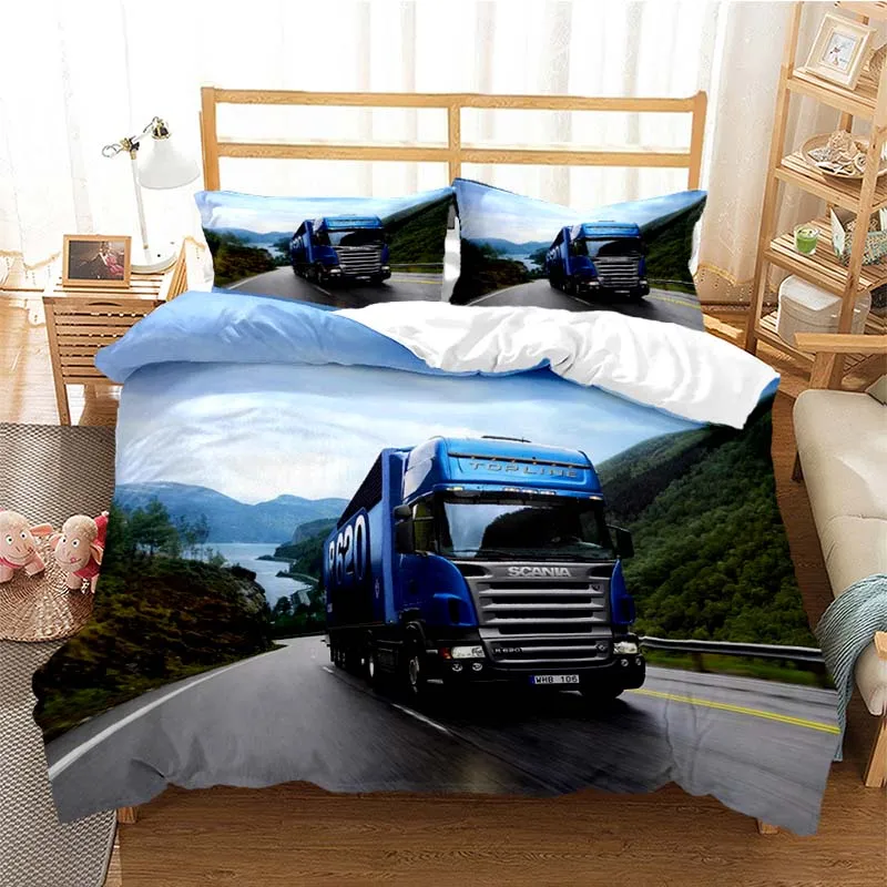 Enzovoorts Heerlijk theorie Scania Truck Dekbedovertrek Zacht Dekbed Cover Microfiber Dier Beddengoed  Set Tijger Patroon Dekbedovertrek Voor Room Decor 2/3Pcs| | - AliExpress