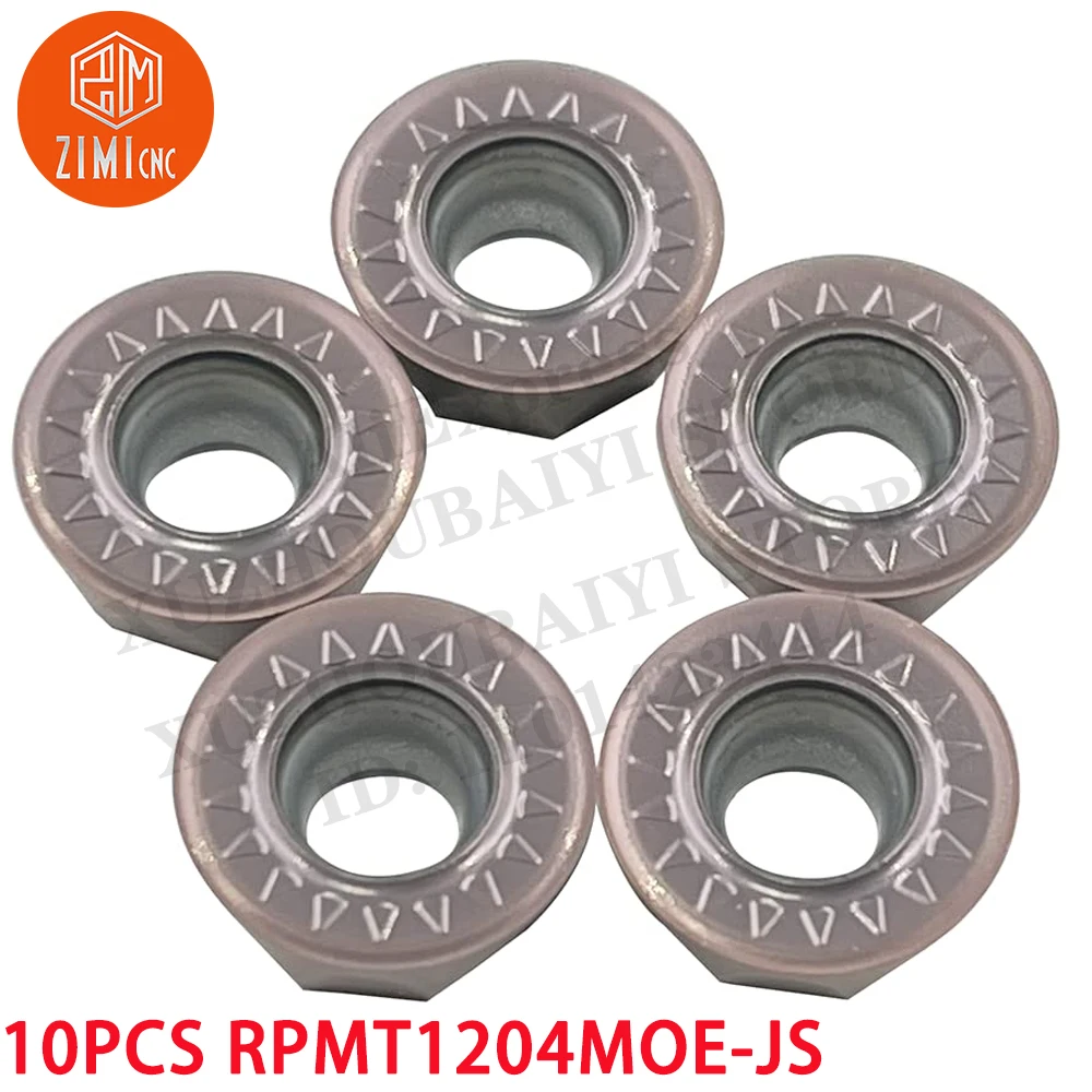 

10PCS RPMT1204MOE-JS RPMT Carbide Milling Inserts cutting Turning Tools CNC Tools Cutter Lathe Blad metal lathe CNC mechanical