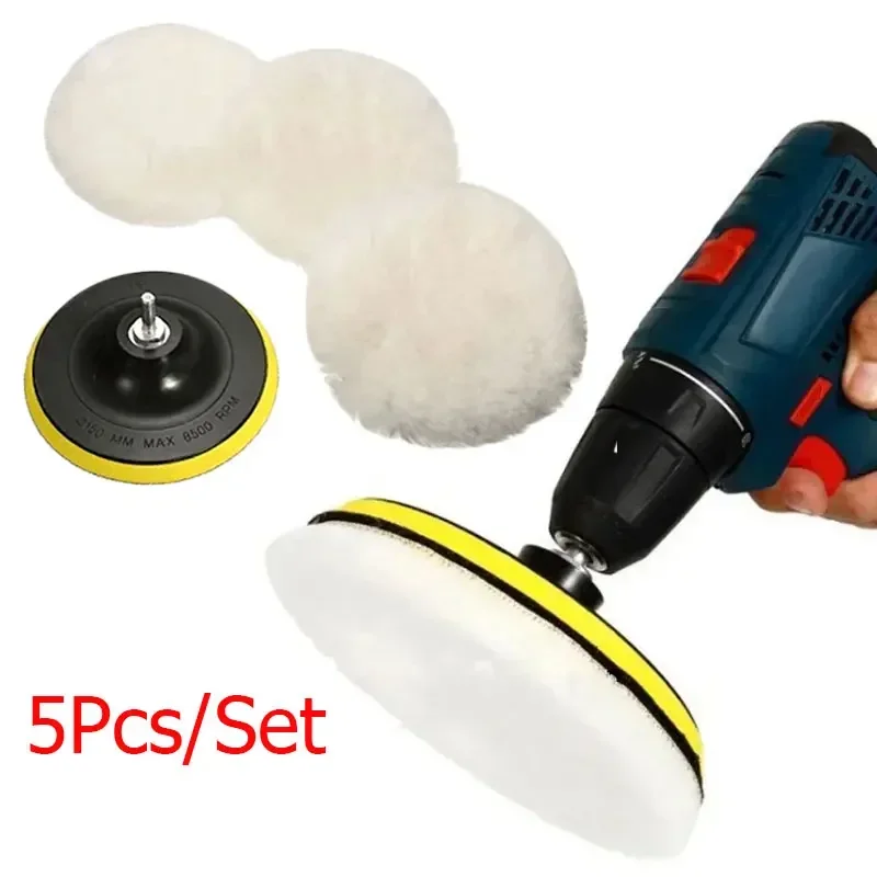 3Inch Polishing Kit Polishing Pad Car Waxing Sponge Disk Wool Wheel for Auto Body Beauty Polisher Washing Car Gadget Universal car polishing pad car polisher car polish pad car polishing sponge wool polishing pad polishing sponge set polishing wheel disc polishing wheel kit car glass polishing kit