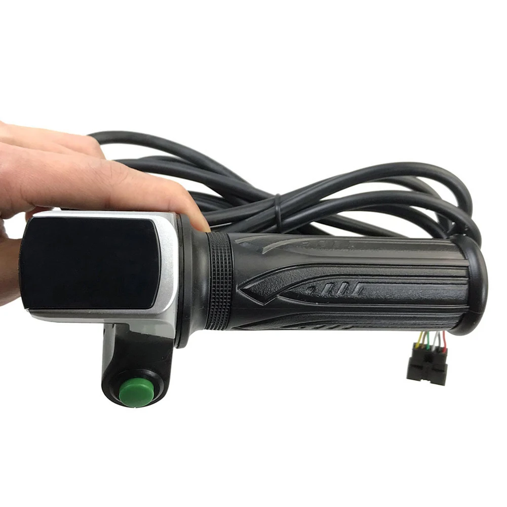 

Durable Biking Outdoor Throttle Handle Handlebar Grip 1Pair ABS+Rubber About 300g Throttle Grip Electric Bicycle