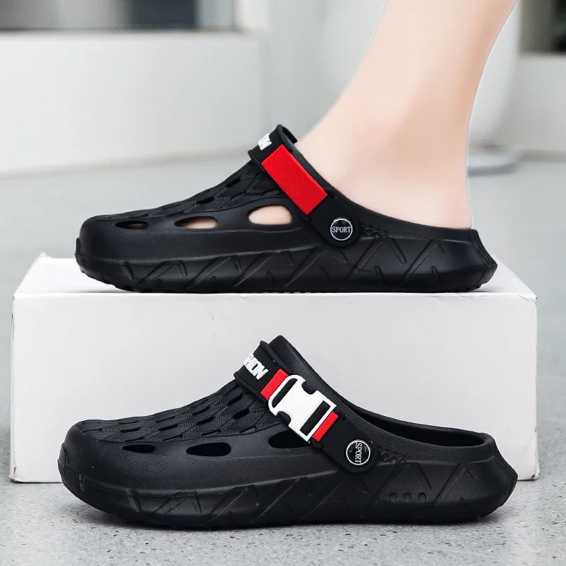 Summer men's sandals, anti-slip thick-soled, indoor and outdoor anti-slip beach slippers, large-sized sandals, shoes for men