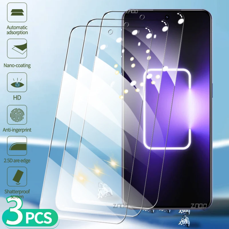 3Pcs Gehärtetem Glas Für Realme GT Neo 5 SE 2 2T 3T GT3 GT2 Pro Screen Protector Realme 10 Pro 10T 10s C55 Glas Film