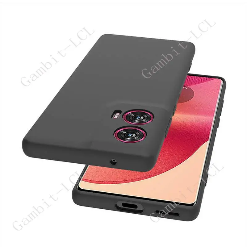 Shockproof Silicone TPU Anti-Fall Case for Motorola Edge 50 Fusion 5G - Soft Protective Back Cover