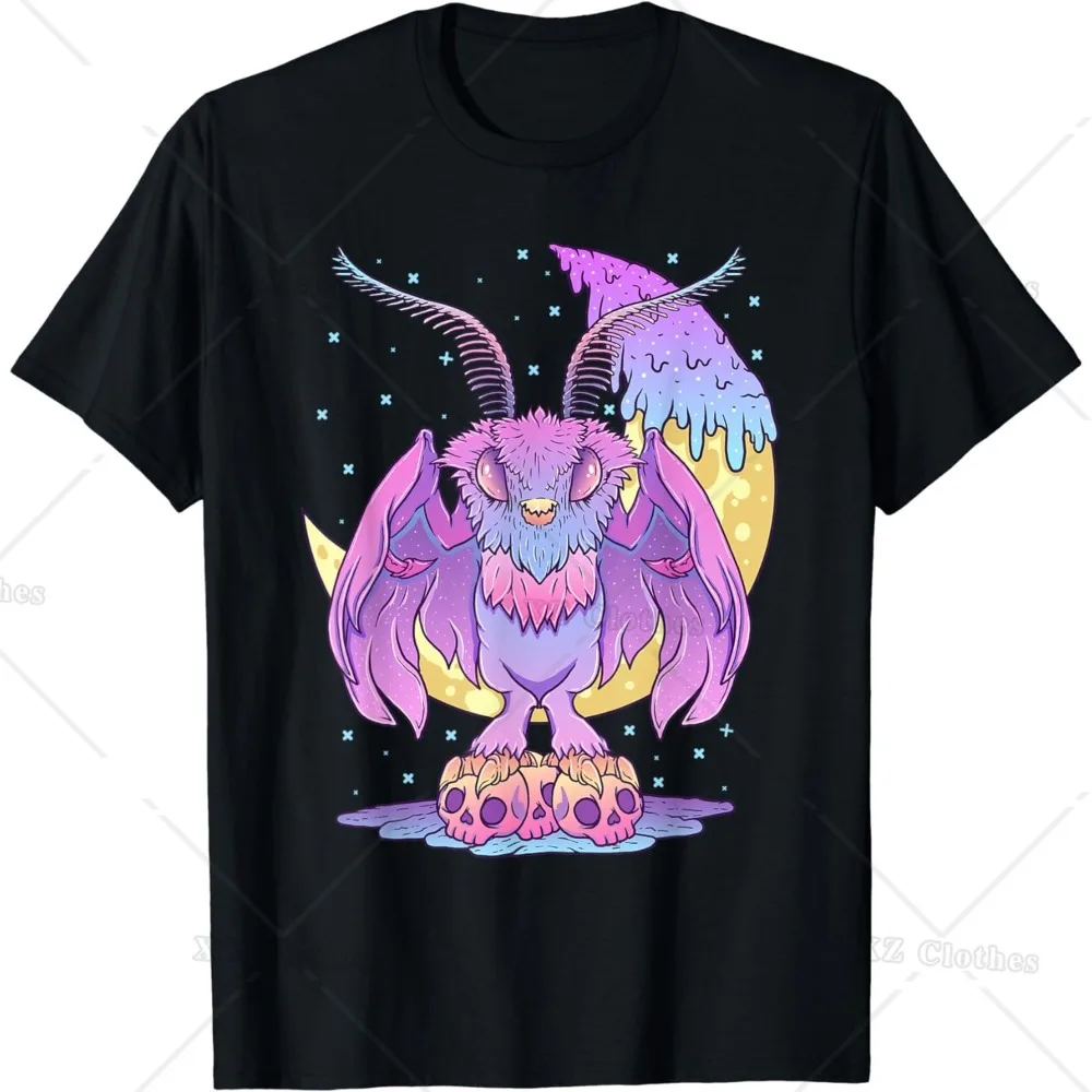 Pastel Goth Cute Kawaii Cryptid Mothman Pastel Goth T-Shirt Per Donna Uomo