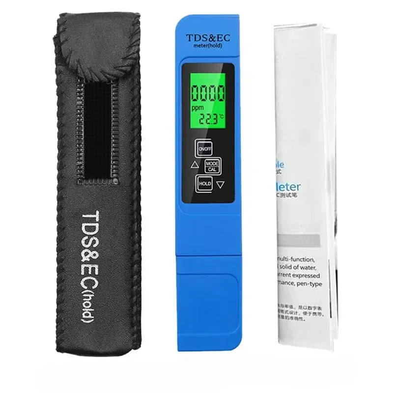 Professional 3 In 1  Tester Water  Meter TDS EC Temperature Meter Digital LCD Water Testing Pen Purity Filter Water Quality 4