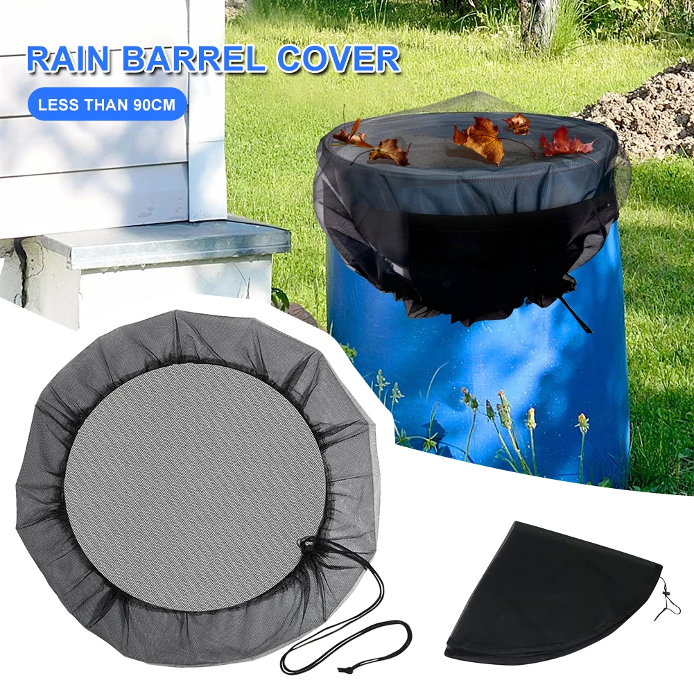 

Mesh Cover Netting for Rain Barrels Anti-Mosquito Bucket Hat Water Collection Buckets Tank Rain Harvesting Tool Protector Cover