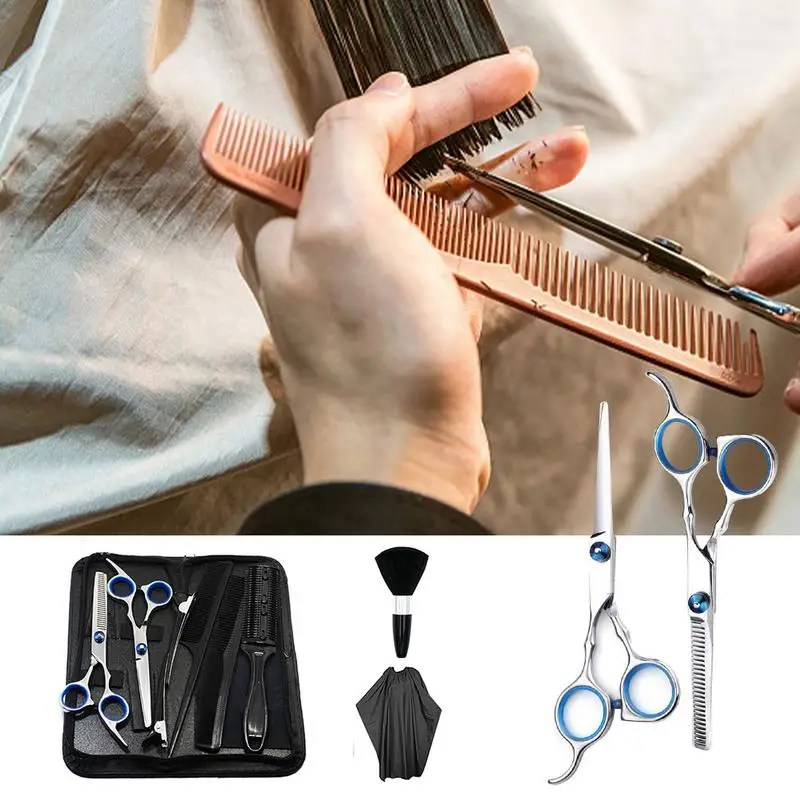 1/10pcs Hair Scissor 6 Inch Barber Hairdressing Cutting Professional Shear Stainless Steel Thinning Scissor Barbershop Salon Set смит чу стрижки волос набор для волос прореживание волос scissor shear kit для парикмахерской 2pcs для взрослых и детей стрижка tool