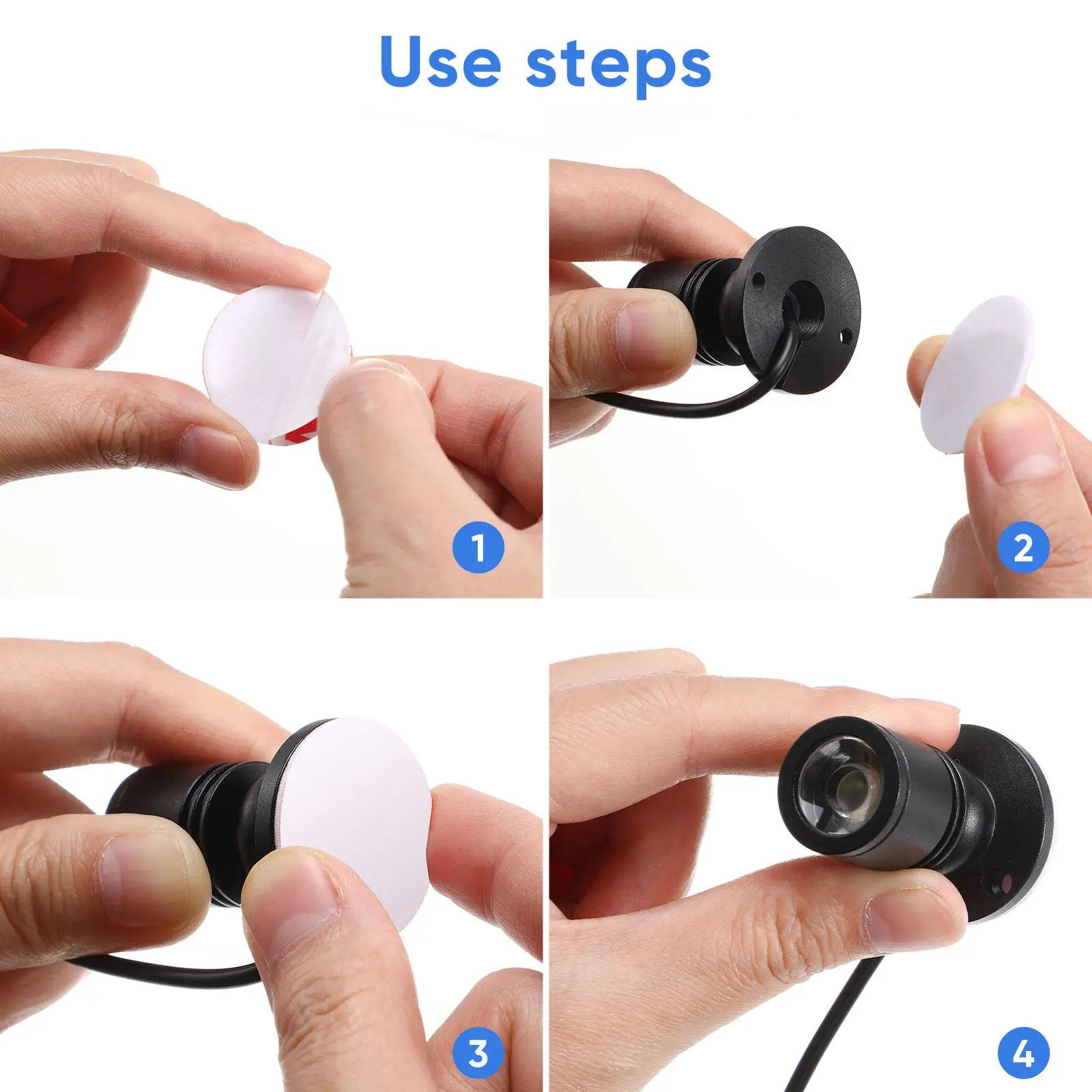 보석 전시용 USB 스포트라이트 미니 LED 스포트라이트 실내 조절 가능 각도 부식 방지 소형 스포트라이트 USB