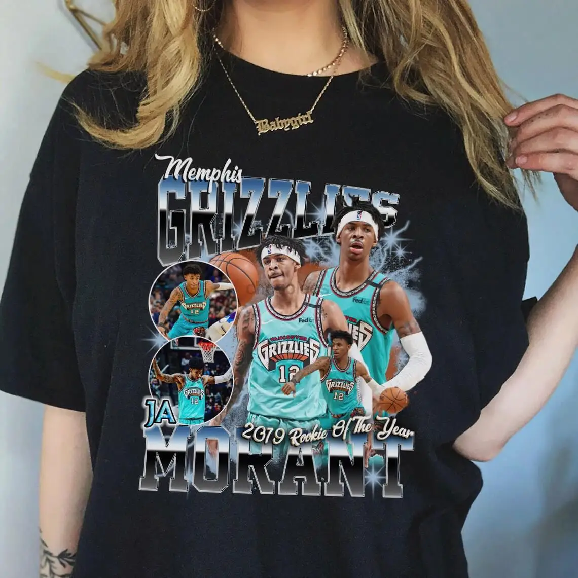 DownSpeak Vintage Wash Ja Morant T-Shirt, Ja Morant Shirt, Morant Shirt, 90s Retro Basketball Player Graphic Tee, Sports Lover Unisex T Shirt