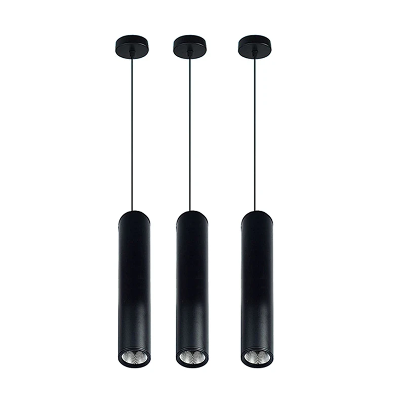 3x-black-high-quality-modern-minimalist-cafe-chandeliers-warm-white-led-cob-spotlights-long-tube-lamp-cylindrical