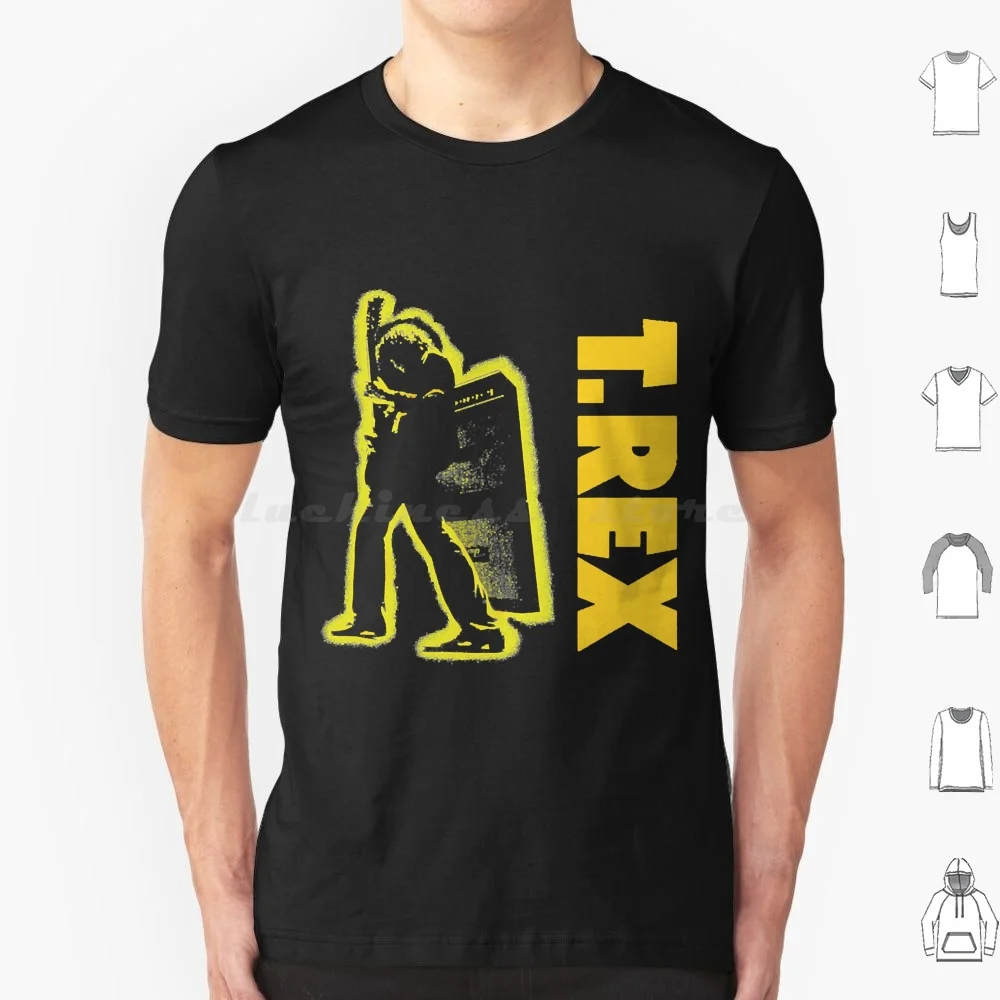 Donna Uomo T _ Rex Chitarra T Shirt 6Xl Cotone Cool Tee Donna Uomo T _ Rex Chitarra T Rex T Rex Band Music Dinosaur Tyrannosaurus Rex