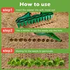 Hole Punches Garden Hole Punch Dibbler Garden Seed Spacer With Adjustable Seeds Dispenser For Planting Seeds And Bulbs B 4