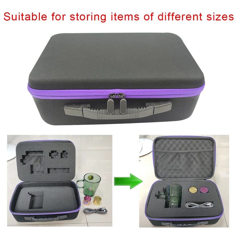 DIY Foam Hard Carry Case Storage Box Travel Zipper Bag