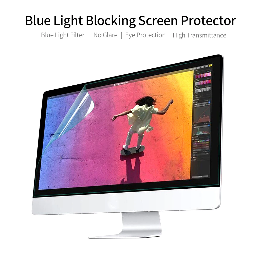 Laptop screen protector 16:9 Universal 21.5"/23"/23.8"/24" PC Laptop Blue Light Blocking Screen Protector Film High Transmittance/Anti Blue Light Filter