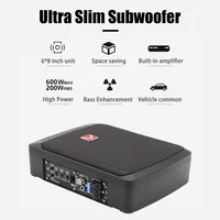 6*8 Inch Ultra-Thin Car Subwoofer RMS 200W Active High Power Pure Bass Car Speakers Installed Under The Seat Mini Upgraded Model - Image 3