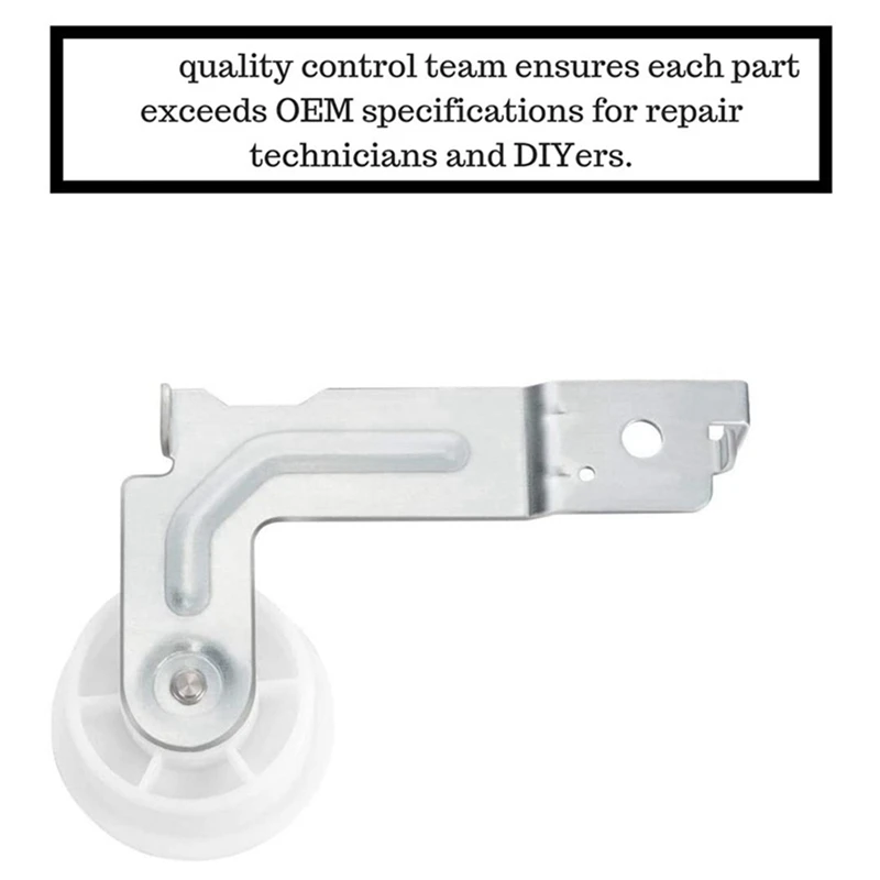 2X DC93-00634A Dryer Idler Pulley For Samsung Dryer Parts DC97-07509B AP4373659 AP6038887 AP4213616 PS4216837 PS11771601