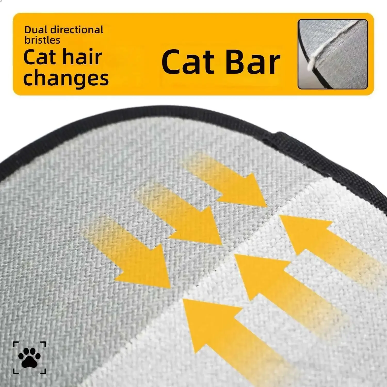 Description Picture 3 of itemReusable pet electrostatic hair removal gloves Double-sided cat and dog fur gloves Cleaning carpet sofa hair removal gloves