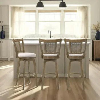 Set of 3 Swivel Counter Barstool 4