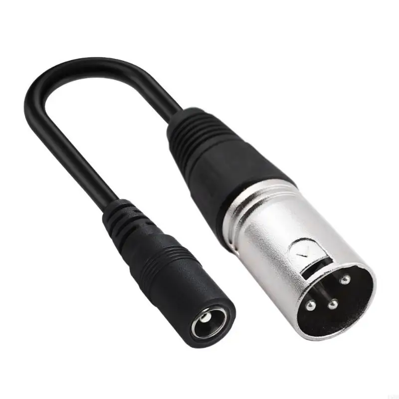 Universal DC Adapter Converter Plug - Female to XLR 3-Pin Connector Adapter