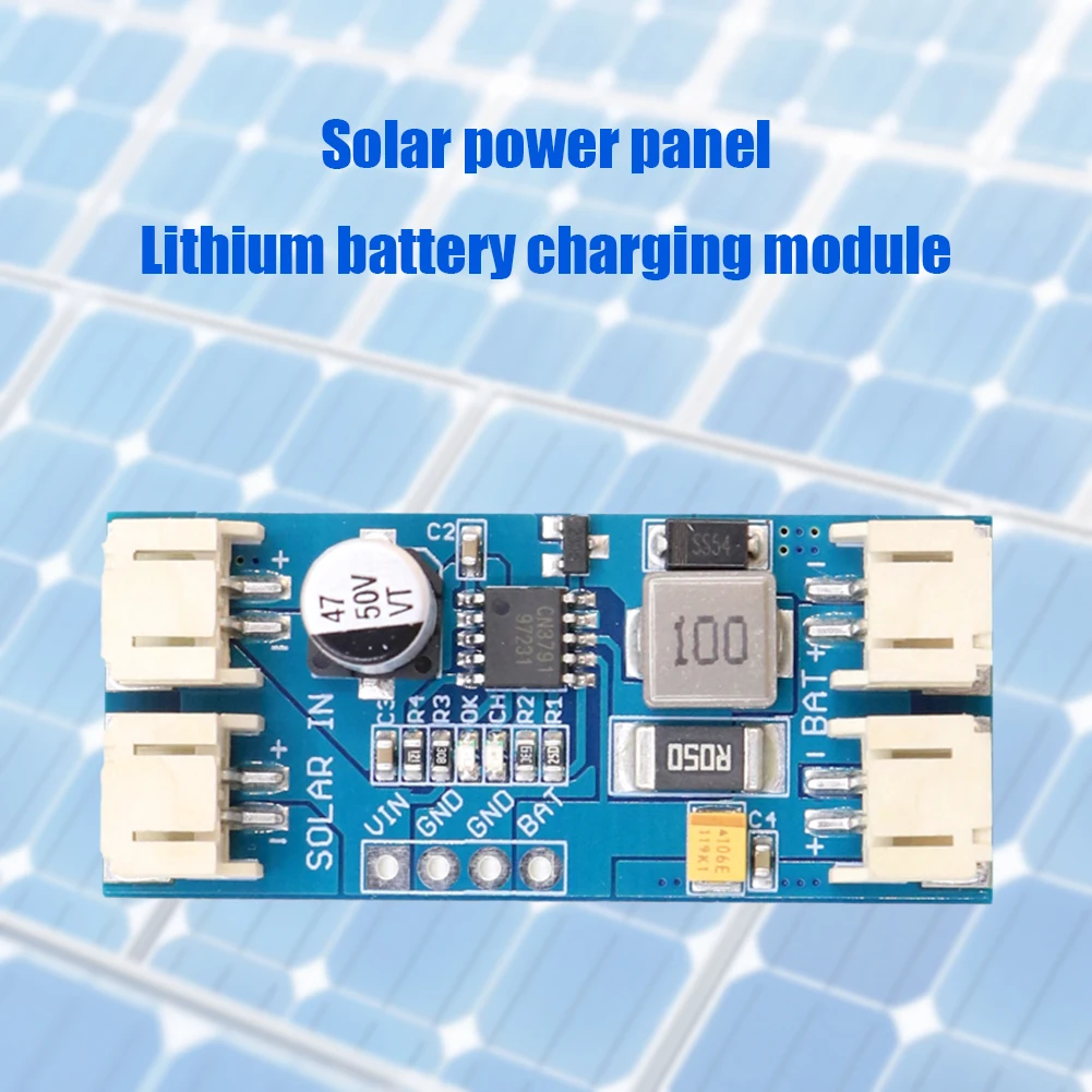 12V Lithium Battery Solar Panels Charging Module CN3791 3.7V MPPT Solar Panel Module 2pin PH2.0/JST 300KHz Generator 100-1pcs