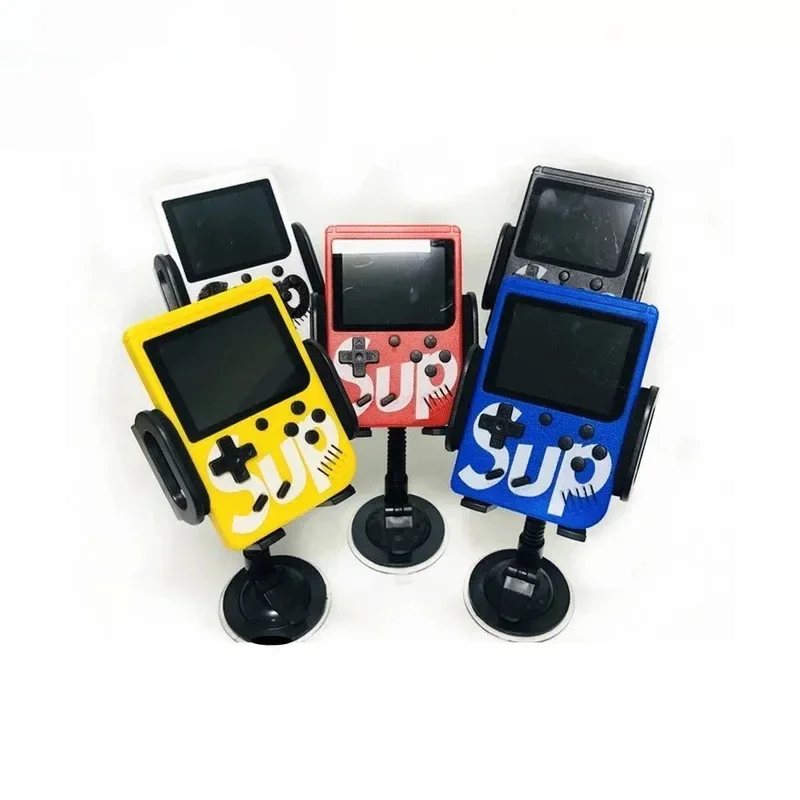 Sup Retro Game Console Macaron Con Regalo A Mano Palmare Per Bambini 400 In 1 Console Di Gioco Game Box Single And Double