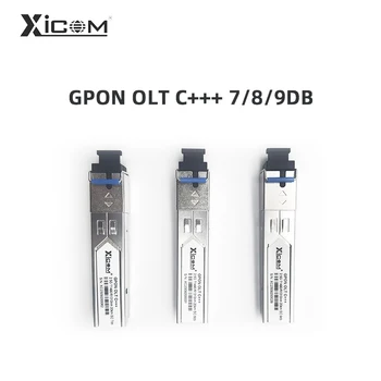 SC UPC 광학 PON 모듈, 최대 거리 20km 트랜시버 모듈, GPON OLT C +++, 7/8/9dBm, 2.5Gbps/1.25Gbps SFP 모듈, 1490/1310nm