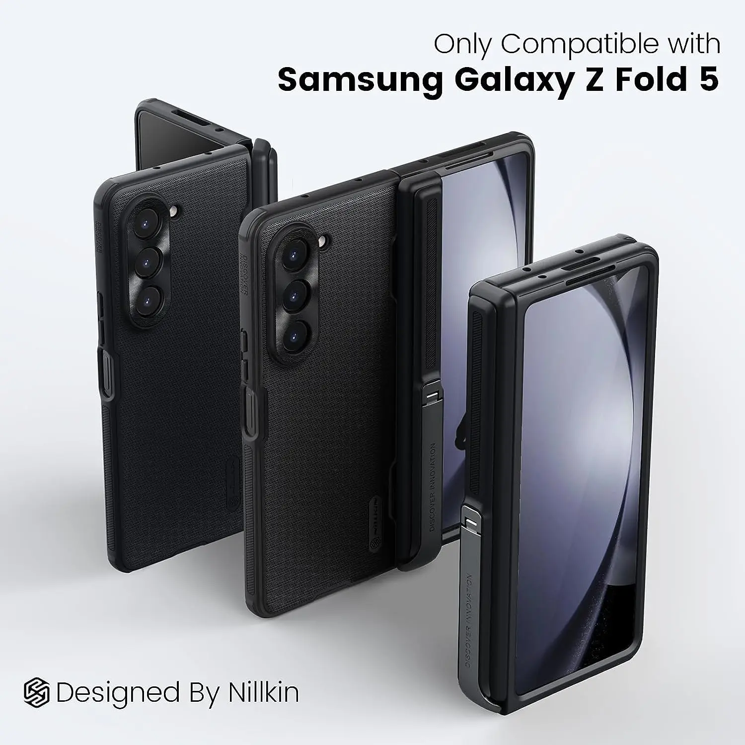 For Samsung Galaxy Z Fold 5 Case Nillkin Super Frosted Shield Fold Case With Kickstand Shockproof Back Cover For Samsung Z Fold5