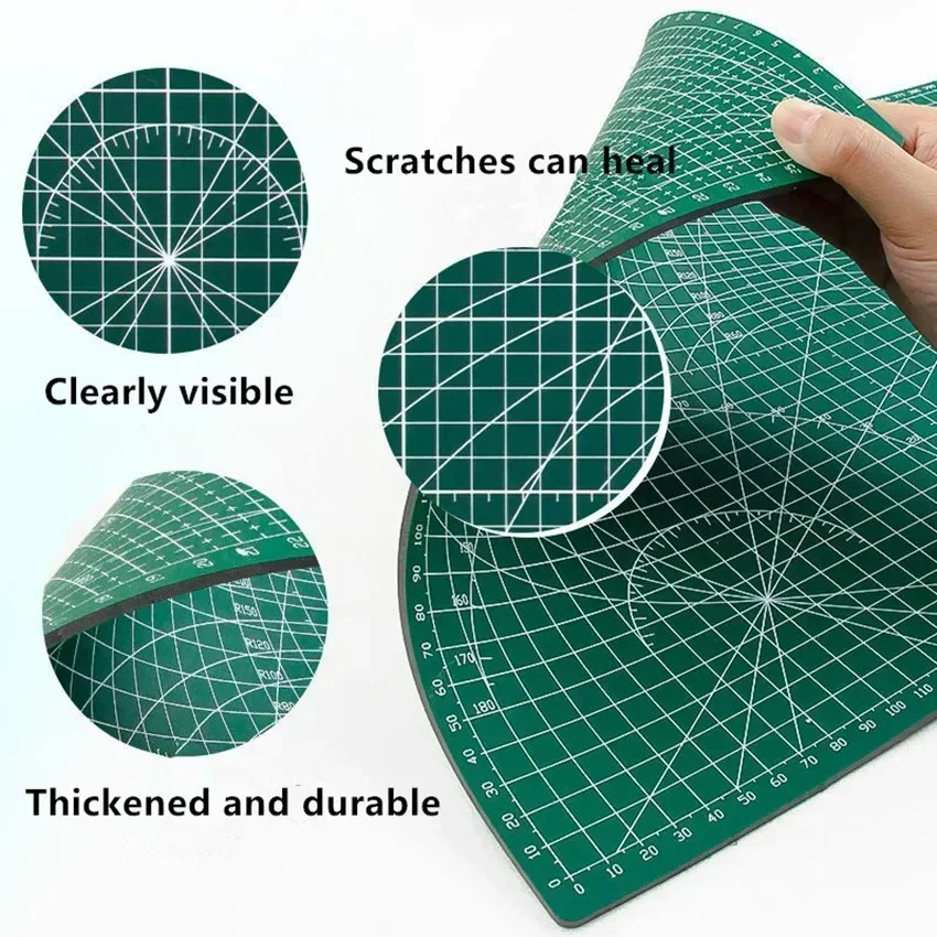 Table Tennis Racket DIY Tools Kit A4 30*22CM Rubber Cutting Board Mat Aluminium Alloy Cutting Knife