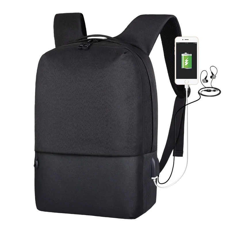 

Men Fashion Backpacks High Quality Oxford For Teenager Students School Bags USB Chargeable Anti-theft B307