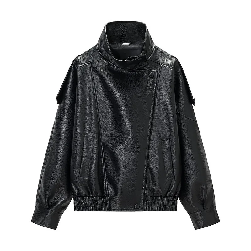 ZR Women' Fashionable Litchi Skin Leather