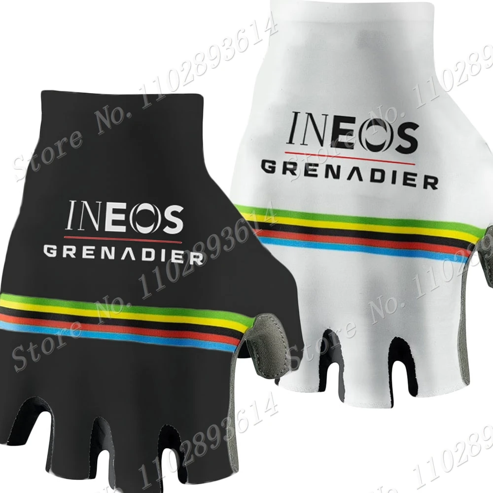 World Champion Ineos Grenadier 2023 Team Guanti Da Ciclismo Uomo Bicycle Gel Guanto Mezze Dita M-Xl Guante Ciclismo Gant Cyclismo