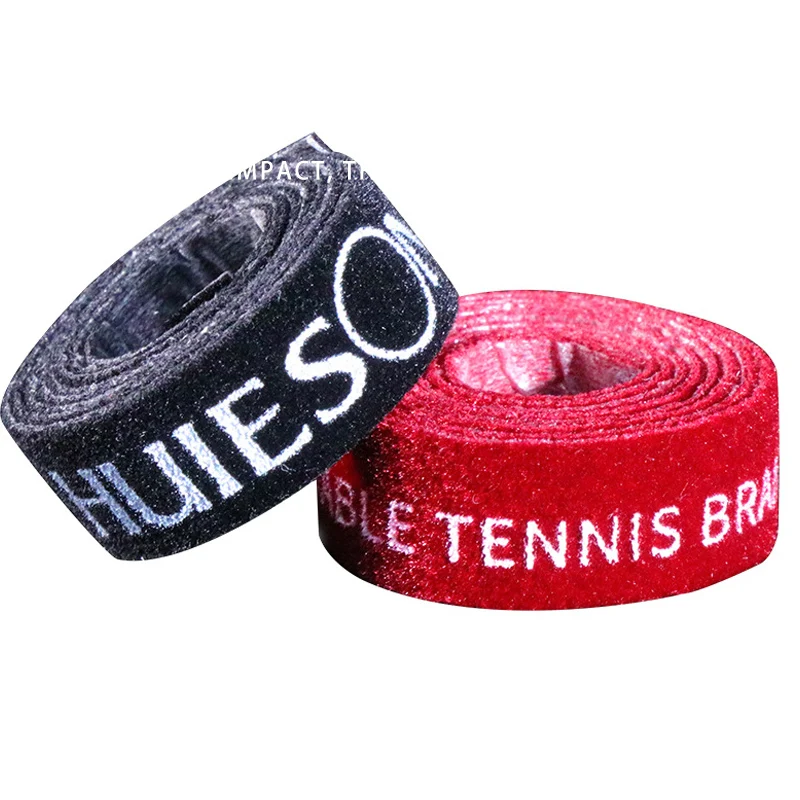 

HuIESON 1PC Table Tennis Racket Sponge Protective Film Anti-collision Racket Side Edge Tape Ping Pong Racket Tiger Whip Strap