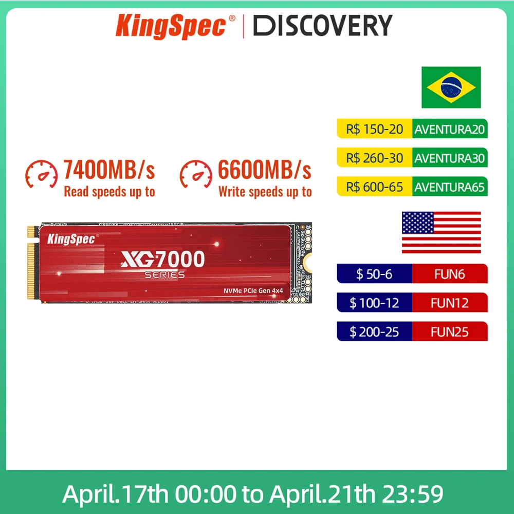  KingSpec SSD M2 NVMe 512g 1TB 2TB 4TB Ssd M.2 2280 PCIe 4.0 SD Nmve Gen4 Hard Disk Drives Internal NVMe Drive for PS5 