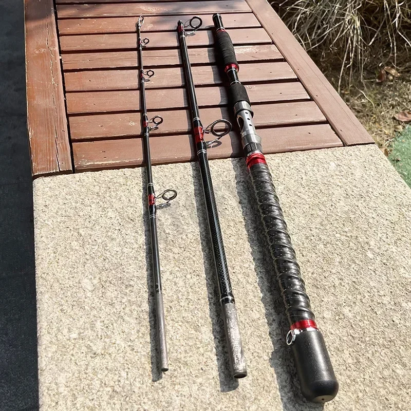 Fishing Rod 1.8m 2.1m Lure 70-250g Strong Trolling Rod Carbon Boat Spinning  Rods | eBay