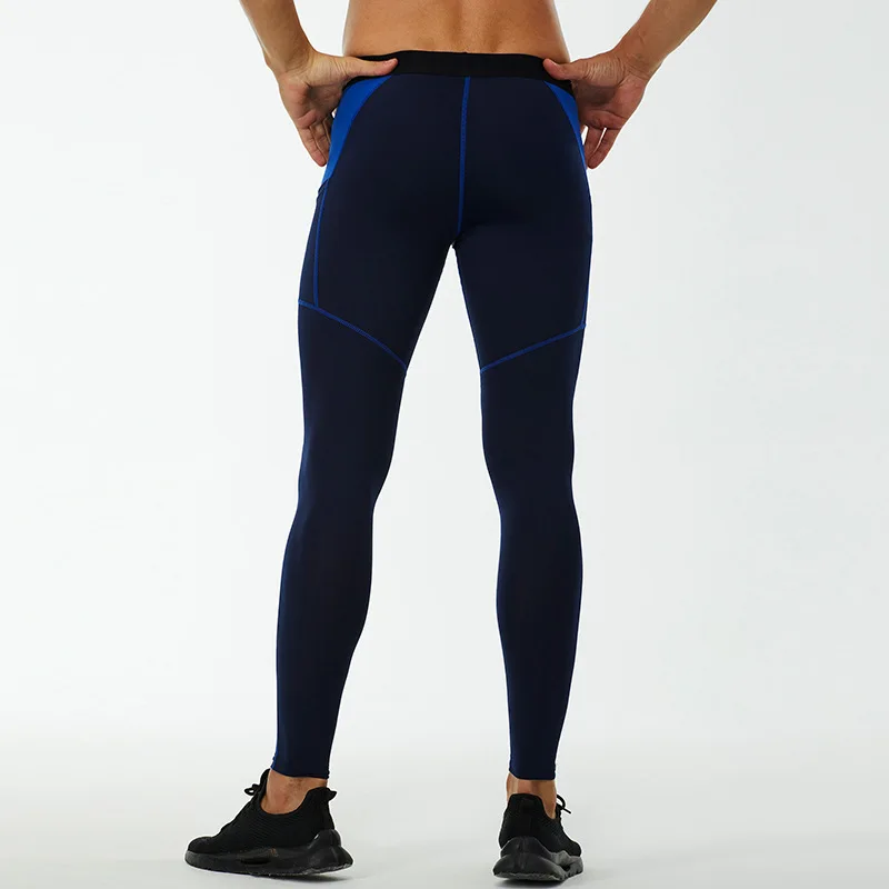 Men's Thermal Trousers with Pocket Breathable Underpants Fitness Leggings Marathon Tights Jogging Sweatpants Male Running Pants