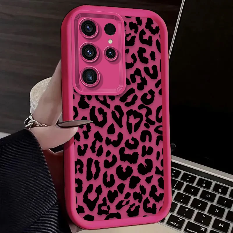 Chic Black Leopard Print Pattern Phone Case