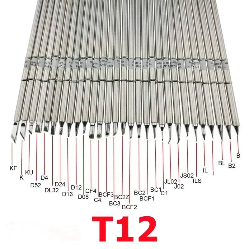 Soldering Iron T12 Soldering Solder Iron Tips For Hakko FX951 STC AND STM32 OLED Soldering Station Electric Iron