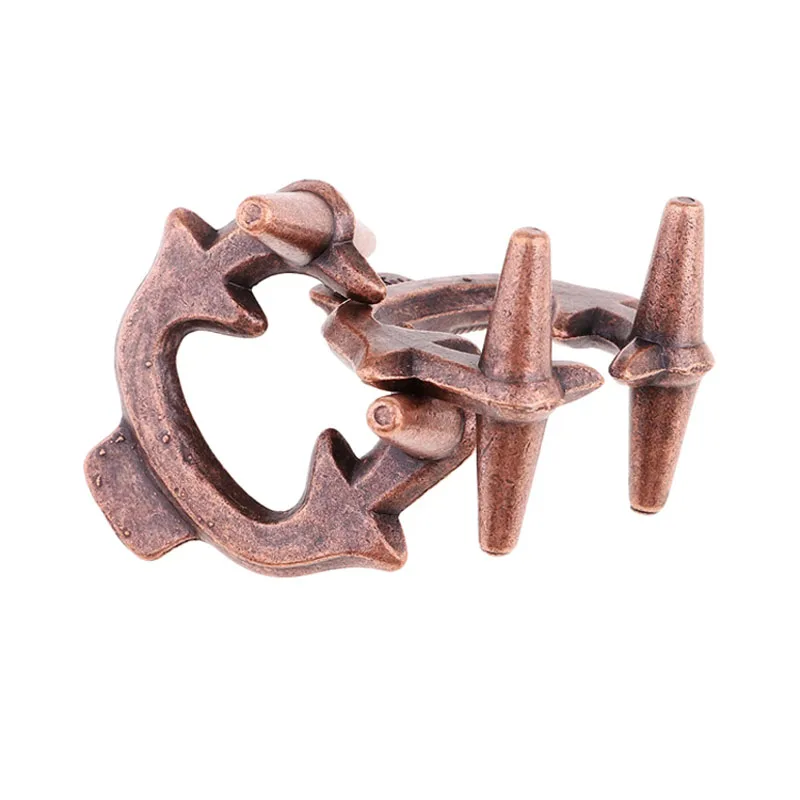 Ox Head Lock Unlock Metal Brain Teaser Puzzle IQ Challenge Logic Game For Kids Adults Juegos De Ingenio Rompecabezas