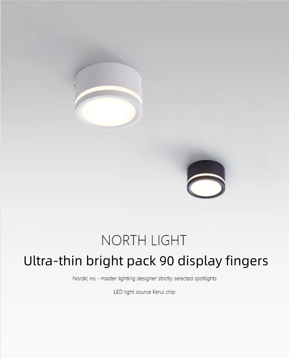 Description Picture 2 of itemSurface Mounted Led Downlight 5W 7W 9W 12W 15W Side Guide Light lamp for ceiling spot lights 220V Ceiling Fixtures Lighting