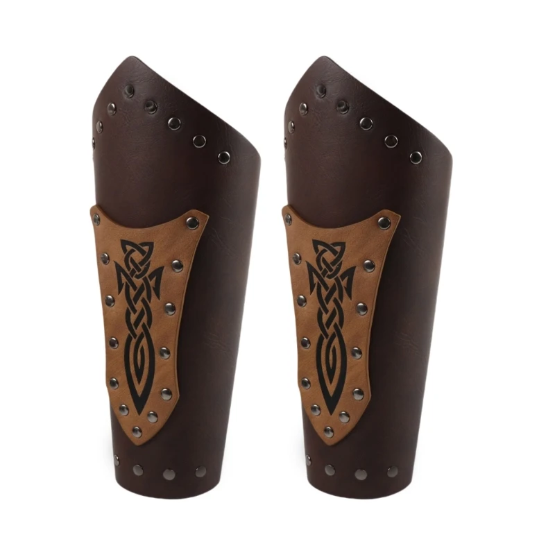 Cosplay Wrist Gauntlet Men Middle Ages Gauntlet Cosplay Bracer Wristband for Men