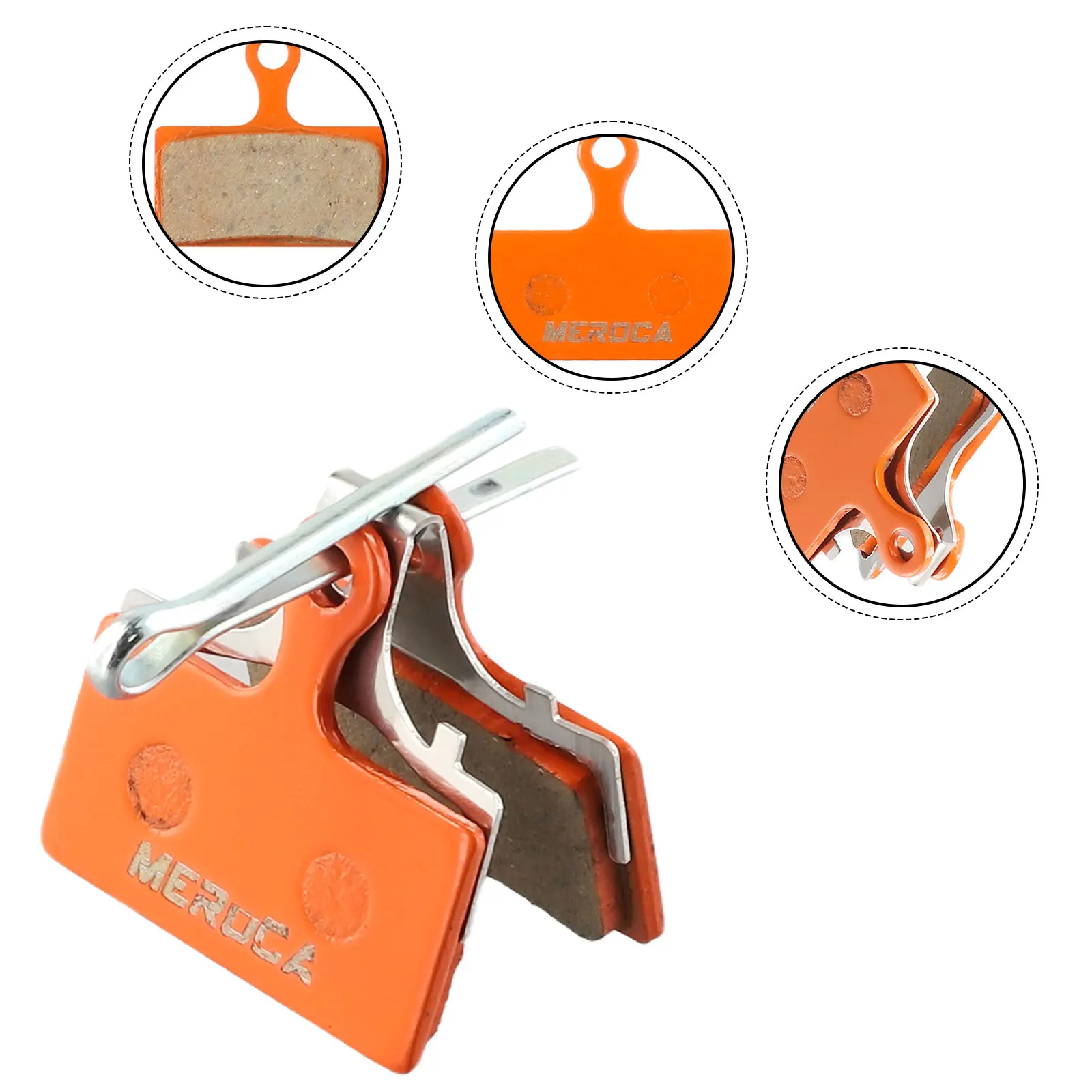 

Resin Bicycle Bike Brake Pads 1 Pair For M800 M975 SLX655 M9000 MTB Mountain Bike Replacement Road Bike Brand New