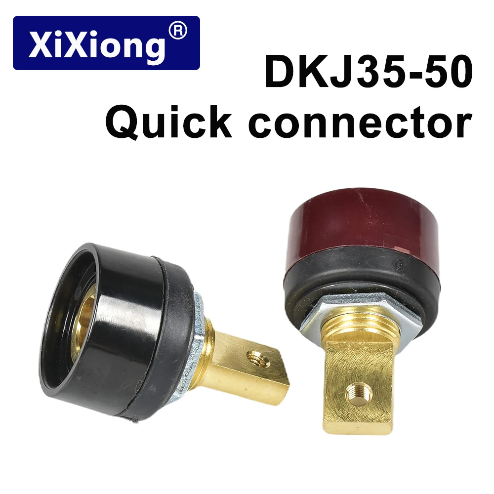 Welding machine quick connector 250/315 plug male/female DKJ35-50 52mm rear panel special socket tig welding accessories