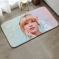 1pc T-Taylor-SwiftS Floor Mat Floor Mat Anti-Slip Kitchen Bedroom Handmade Tufted Rug Carpet Living Room Entrance Rug 2