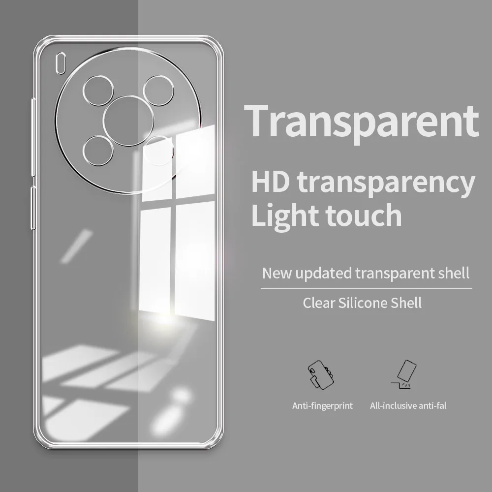 Clear Soft Silicone Shockproof Back Cover Bumper  - Transparent Phone Case